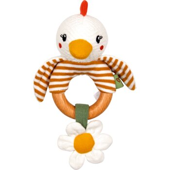 Die Spiegelburg - Little Wonder - Holz-Ringrassel Huhn (3)