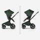 BUGABOO - Fox 5 Kombikinderwagen Limited Edition Noir (MITTERNACHTSGRÜN) (A)