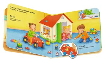 Ravensburger - ministeps - Mein erstes Magnetbuch: Wer spielt womit? Meine Welt