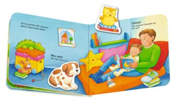 Ravensburger - ministeps - Mein erstes Magnetbuch: Wer spielt womit? Meine Welt