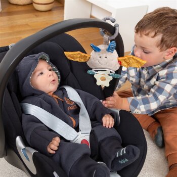 sigikid - Kinderwagen-Anhänger Fledermaus - Yellow