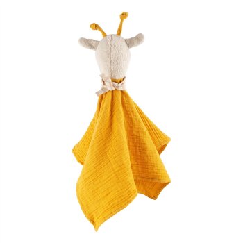 sigikid - Musselintuch Schnuffeltuch Giraffe - Gelb