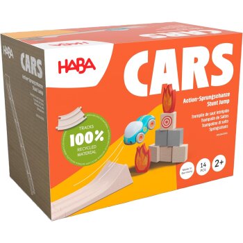 Haba - Cars Action-Sprungschanze, inklusive Auto (A)