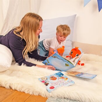 sigikid - Kuscheltier Spinne Widerlich - Bunt, 22 cm