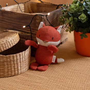 sigikid - Mini Kuscheltier Fuchs Ferdinand - Braun, 16 cm