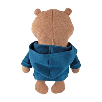 sigikid - Kuscheltier Biberbär Mister OLui - Blauer Hoodie