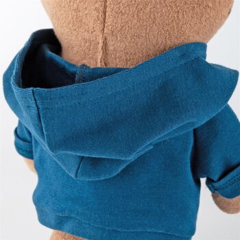 sigikid - Kuscheltier Biberbär Mister OLui - Blauer Hoodie