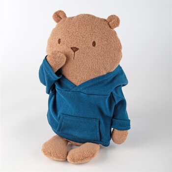 sigikid - Kuscheltier Biberbär Mister OLui - Blauer Hoodie