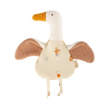 sigikid - Knistertuch &amp; Greifling Gans - Creme