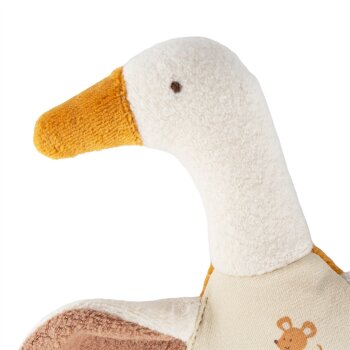 sigikid - Knistertuch & Greifling Gans - Creme