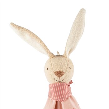 sigikid - Schnuffeltuch Hase sigibaby - Rosa Bunt