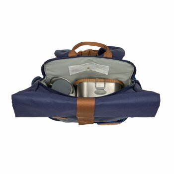 Lässig - Kindergartenrucksack Rolltop - Little Gang, Dunkelblau