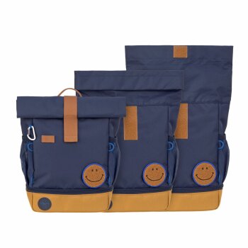Lässig - Kindergartenrucksack Rolltop - Little Gang, Dunkelblau