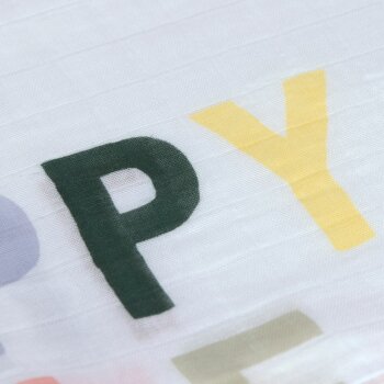 Lässig - Mulltücher 3er Set 80 x 80 cm - Happy Fruits, Zitrone