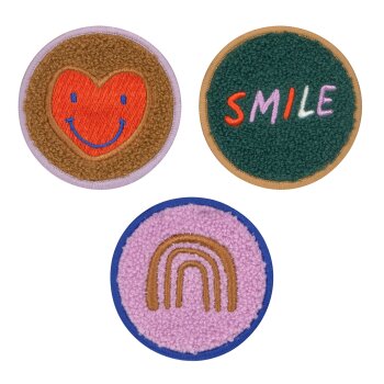Lässig - Patches 3er Set - Little Gang, Smile Herz,...