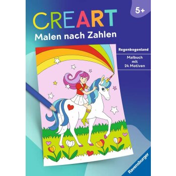 Ravensburger - CreArt Malen nach Zahlen ab 5: Regenbogenland