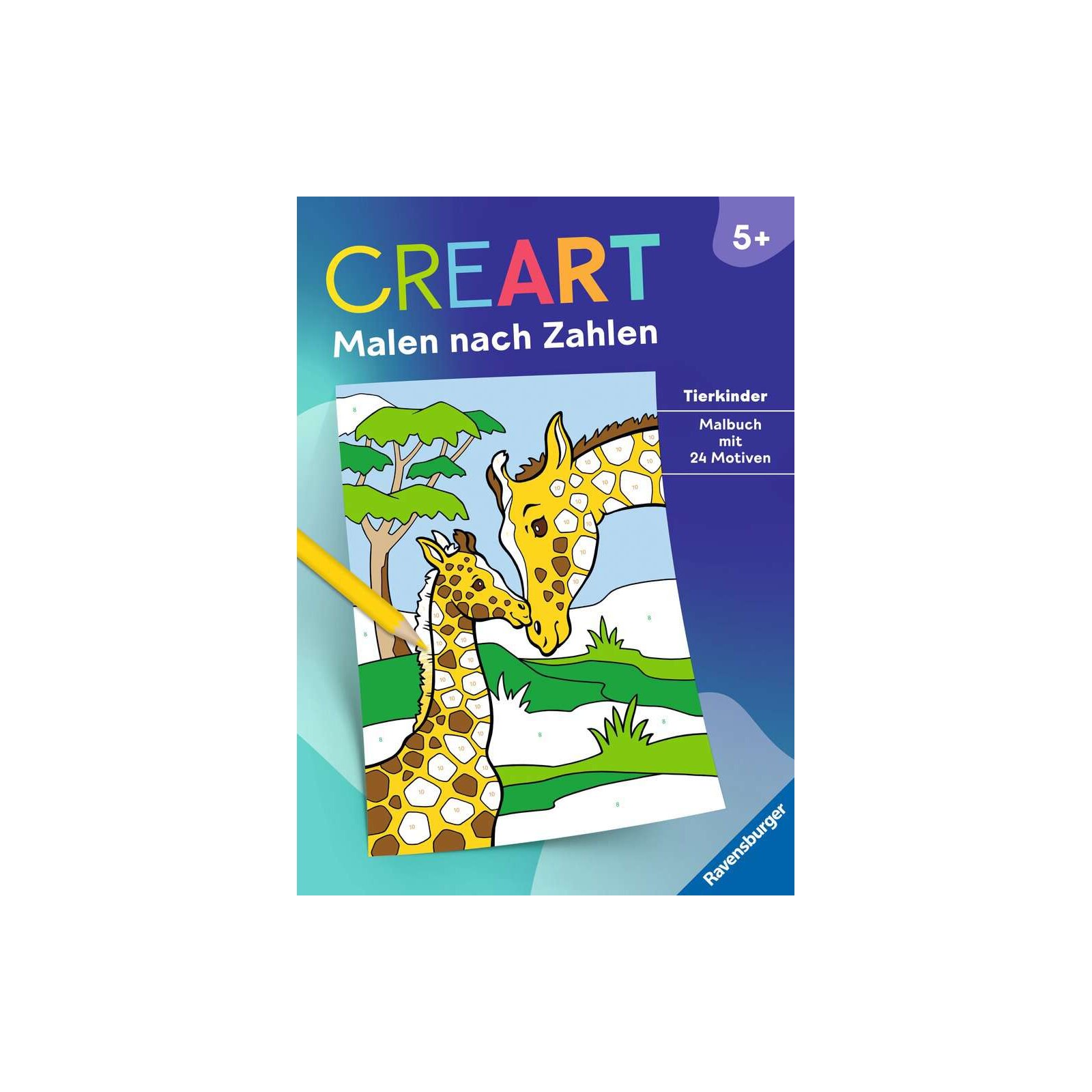 CreArt Malen nach Zahlen ab 5: Tierkinder Simone Pahl - Image 4