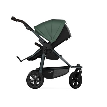 TFK - mono 3 - Kombikinderwagen 2-in-1 mit Luftkammerreifen Olive