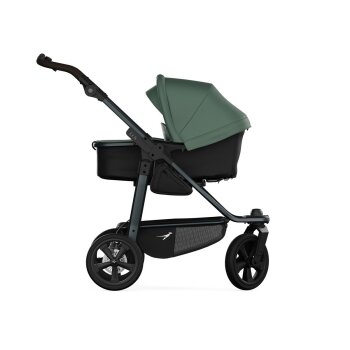 TFK - mono 3 - Kombikinderwagen 2-in-1 mit Luftkammerreifen Olive