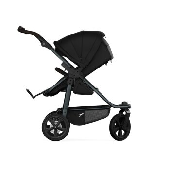 TFK - mono 3 - Kombikinderwagen 2-in-1 mit Luftkammerreifen Schwarz