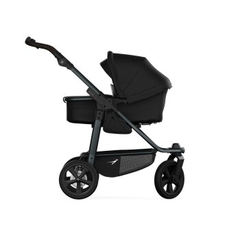 TFK - mono 3 - Kombikinderwagen 2-in-1 mit Luftkammerreifen Schwarz