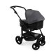 TFK - mono 4 - Kombikinderwagen 2-in-1 mit Luftkammerreifen Premium grau