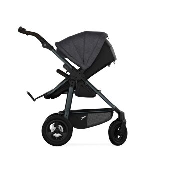 TFK - mono 4 - Kombikinderwagen 2-in-1 mit Luftreifen Premium schwarz