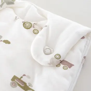 Träumeland - Baby-Ganzjahresschlafsack LIEBMICH Little Farm grün Gr. 62/68