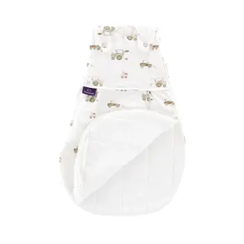 Träumeland - Baby-Ganzjahresschlafsack LIEBMICH Little Farm grün Gr. 62/68