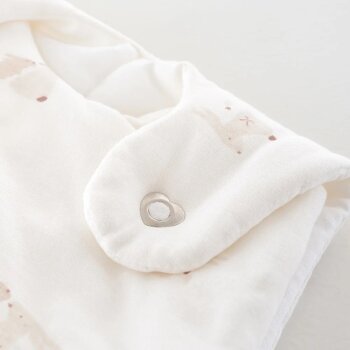 Träumeland - Baby-Ganzjahresschlafsack LIEBMICH Hophop Bunny beige Gr. 68/74