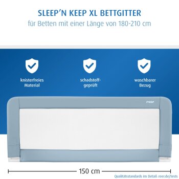 reer - Sleepn Keep Bettgitter für Betten 150 cm -...