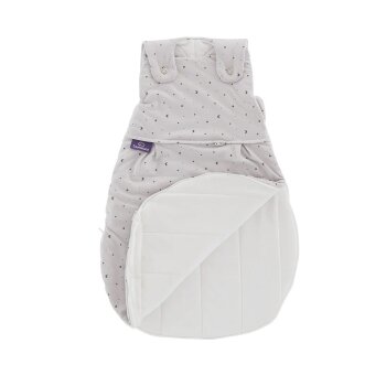 Träumeland - Baby-Ganzjahresschlafsack LIEBMICH Moon grau Gr. 62/68