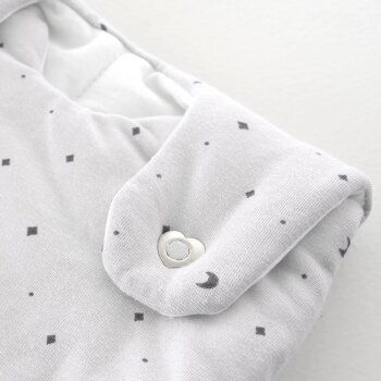 Träumeland - Babyschlafsack LIEBMICH 3-tlg. Moon grau Gr. 50/56