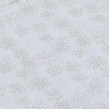 Lässig - Mulltücher 3er Set 60 x 60 cm - Bio Baumwolle, Blätter Oliv