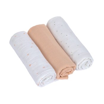 L&auml;ssig - Mullt&uuml;cher 3er Set 85 x 85 cm - Bio...