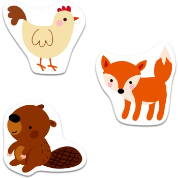 Coppenrath - Mini-Künstler - Mein erstes Sticker-Malbuch: Lieblingstiere (3)