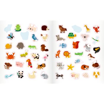 Coppenrath - Mini-Künstler - Mein erstes Sticker-Malbuch: Lieblingstiere (A)