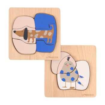Lässig - Puzzle aus Holz - ab 2 Jahre - Little...