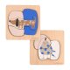 Lässig - Holzpuzzle Set (2 Stk) - Little Mateys, Hund