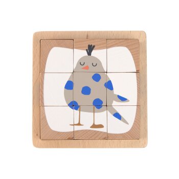 Lässig - Würfelpuzzle aus Holz - ab 2 Jahre - Little Mateys