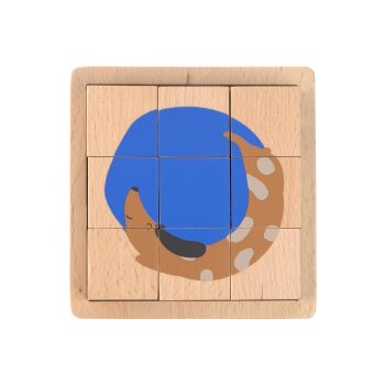 Lässig - Würfelpuzzle aus Holz - ab 2 Jahre - Little Mateys