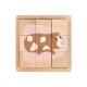 Lässig - Würfelpuzzle aus Holz - ab 2 Jahre - Little Mateys