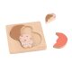 Lässig - Puzzle aus Holz - ab 2 Jahre - Little Mateys Katze (A)