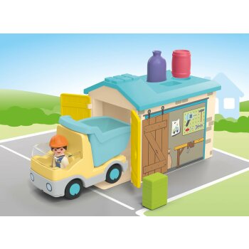 PLAYMOBIL - JUNIOR - 71686 LKW mit Sortiergarage