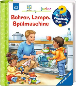 Ravensburger - Wieso? Weshalb? Warum? junior, Band 76: Bohrer, Lampe, Spülmaschine (A)