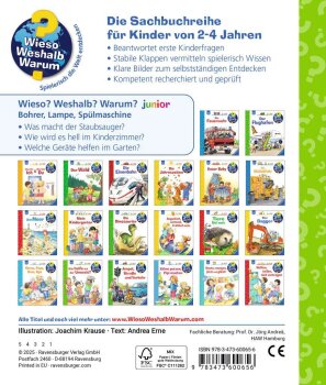 Ravensburger - Wieso? Weshalb? Warum? junior, Band 76: Bohrer, Lampe, Spülmaschine (A)