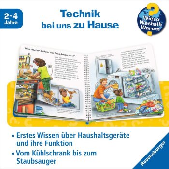 Ravensburger - Wieso? Weshalb? Warum? junior, Band 76: Bohrer, Lampe, Spülmaschine (A)