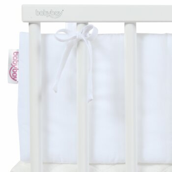 babybay - Nestchen ORGANIC COTTON, Weiß (Boxspring XXL)