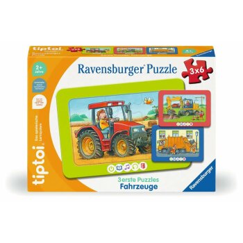 Ravensburger - tiptoi - 3 erste Puzzles: Fahrzeuge