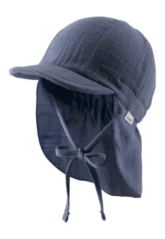 Sterntaler - Schirmmütze mit Nackenschutz blau Gr.43